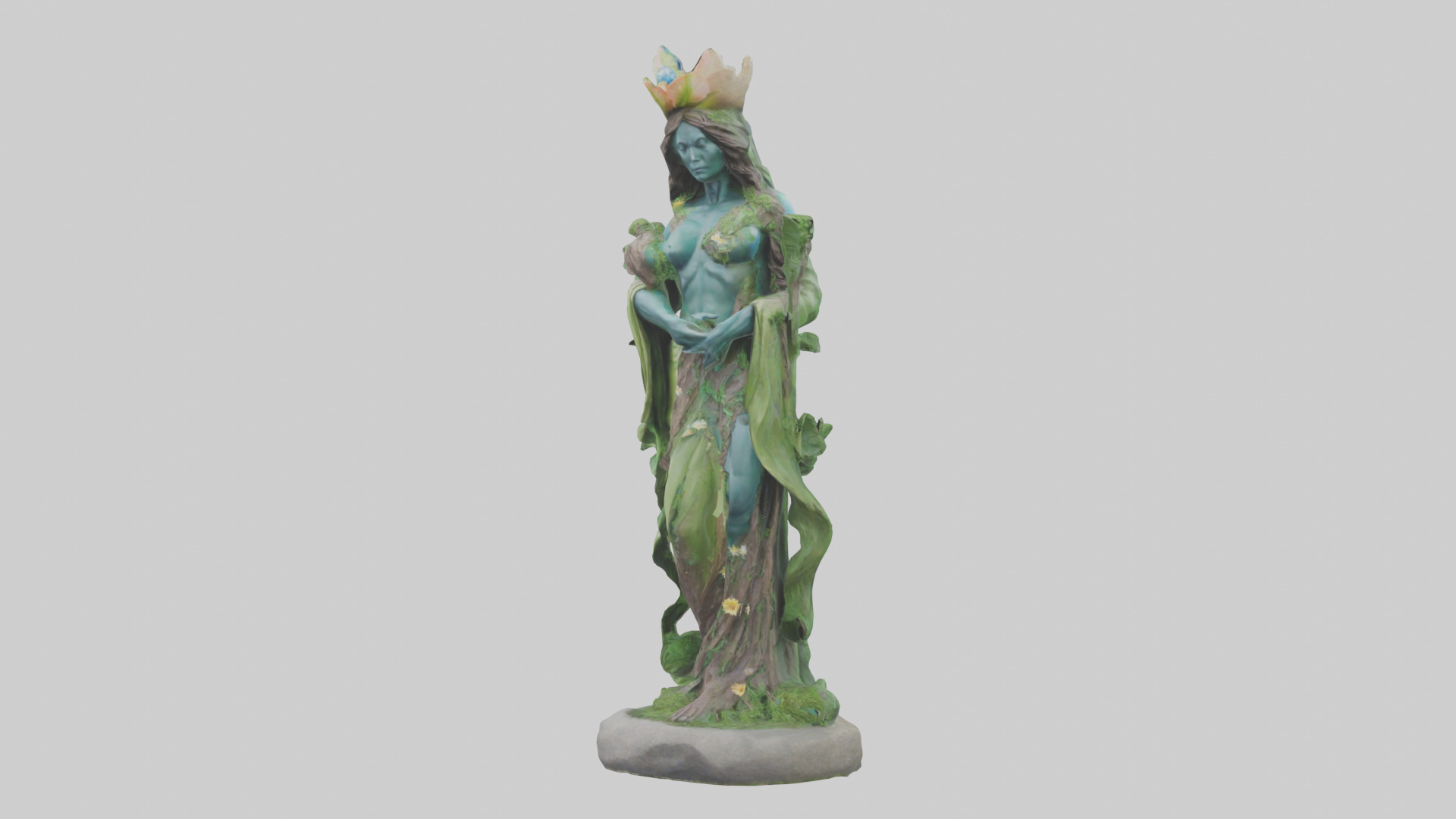 other Earth Statue model Low-poly 3D model_8