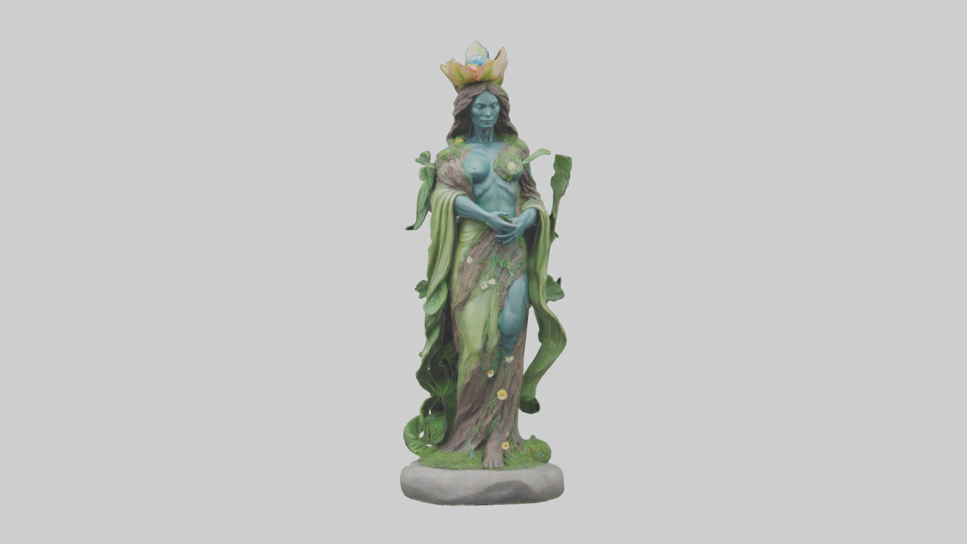 other Earth Statue model Low-poly 3D model_9