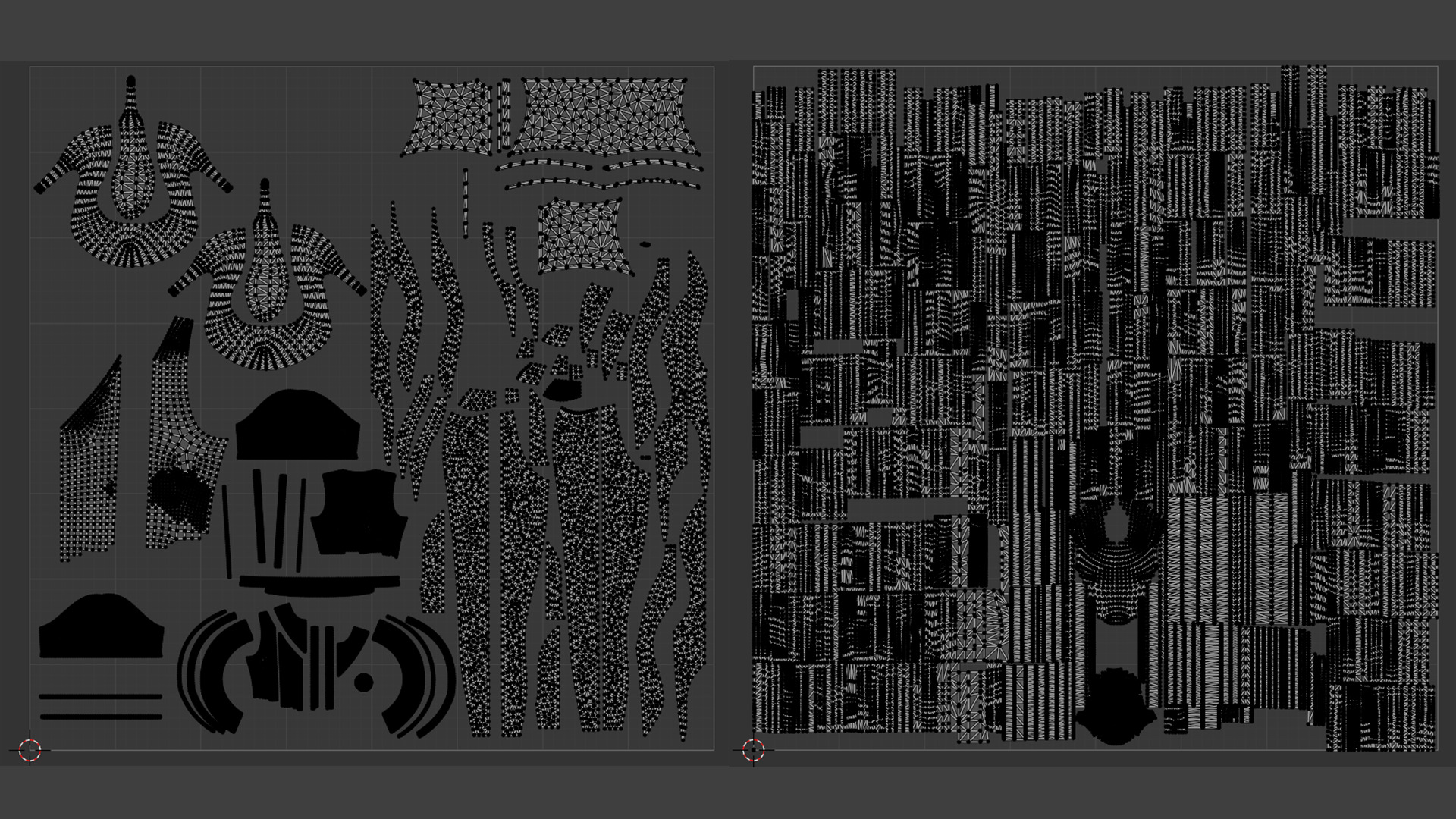 Dark Witch 3D Character Low-poly 3D model_8