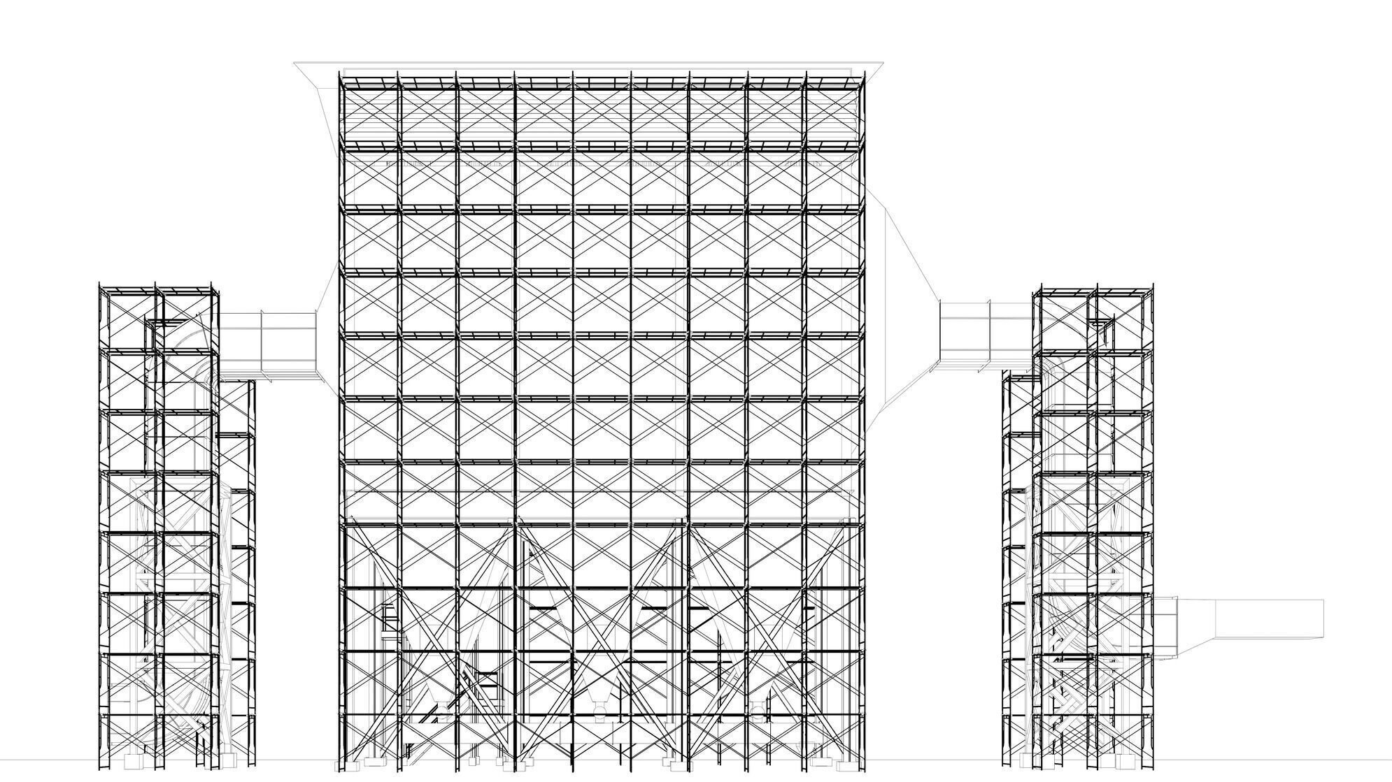 Industrial building in construction scene 25i18 3D model_6