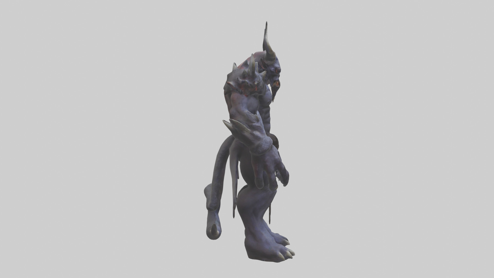 Mountain Demon model Low-poly 3D model_13