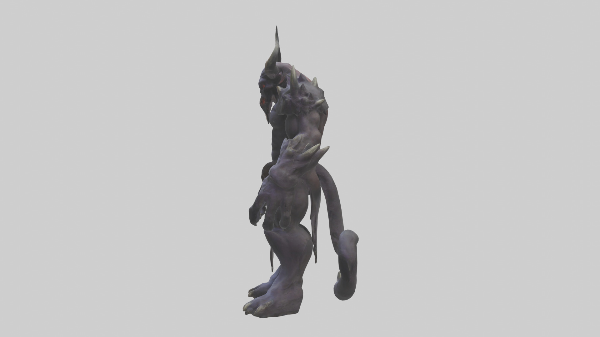 Mountain Demon model Low-poly 3D model_12