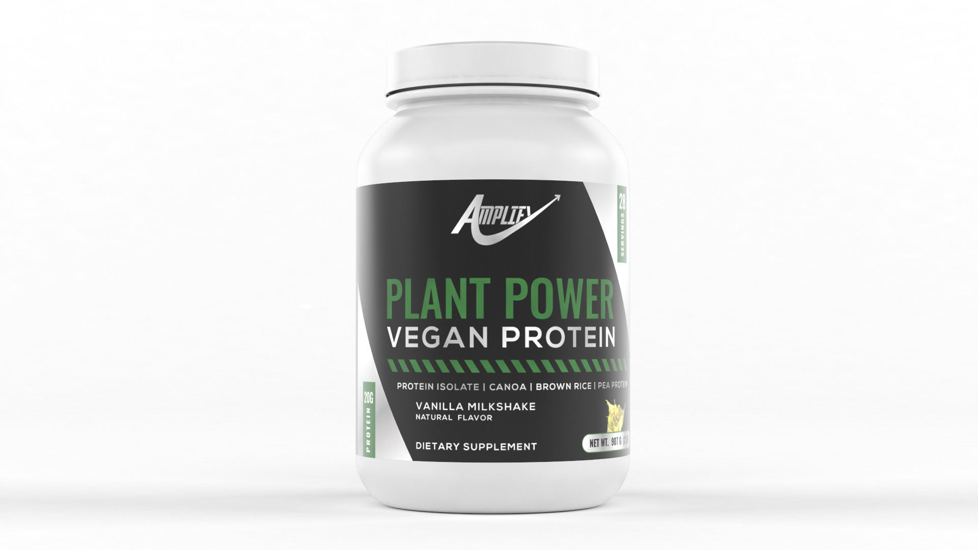 Protein Powder 3D model_1