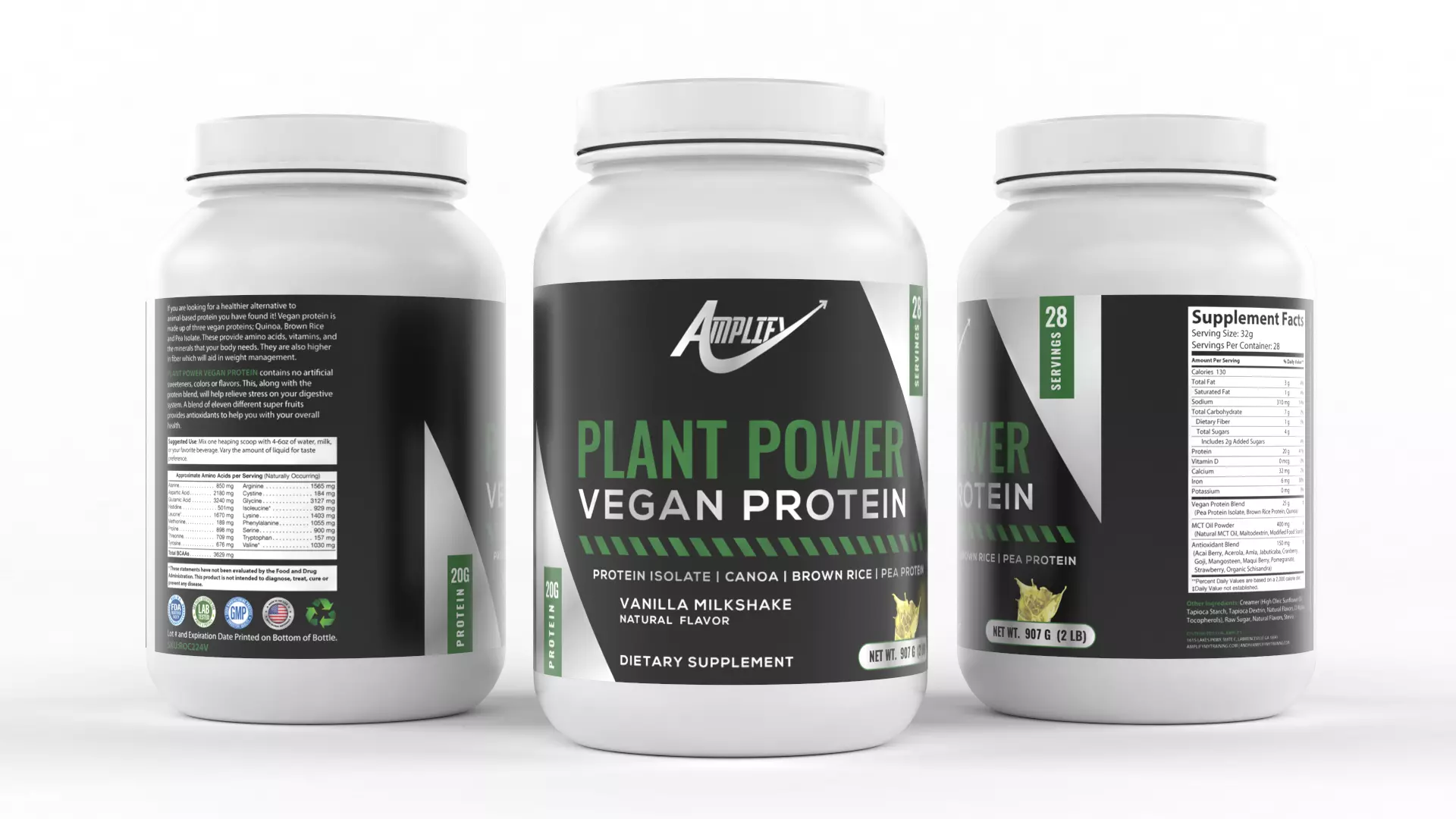 Protein Powder 3D model_0