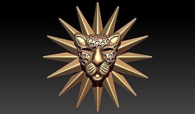 panther pendant 3D print model