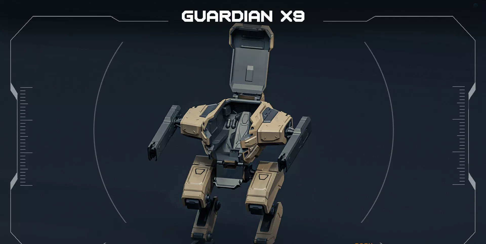 GUARDIAN mech 3D print model_1