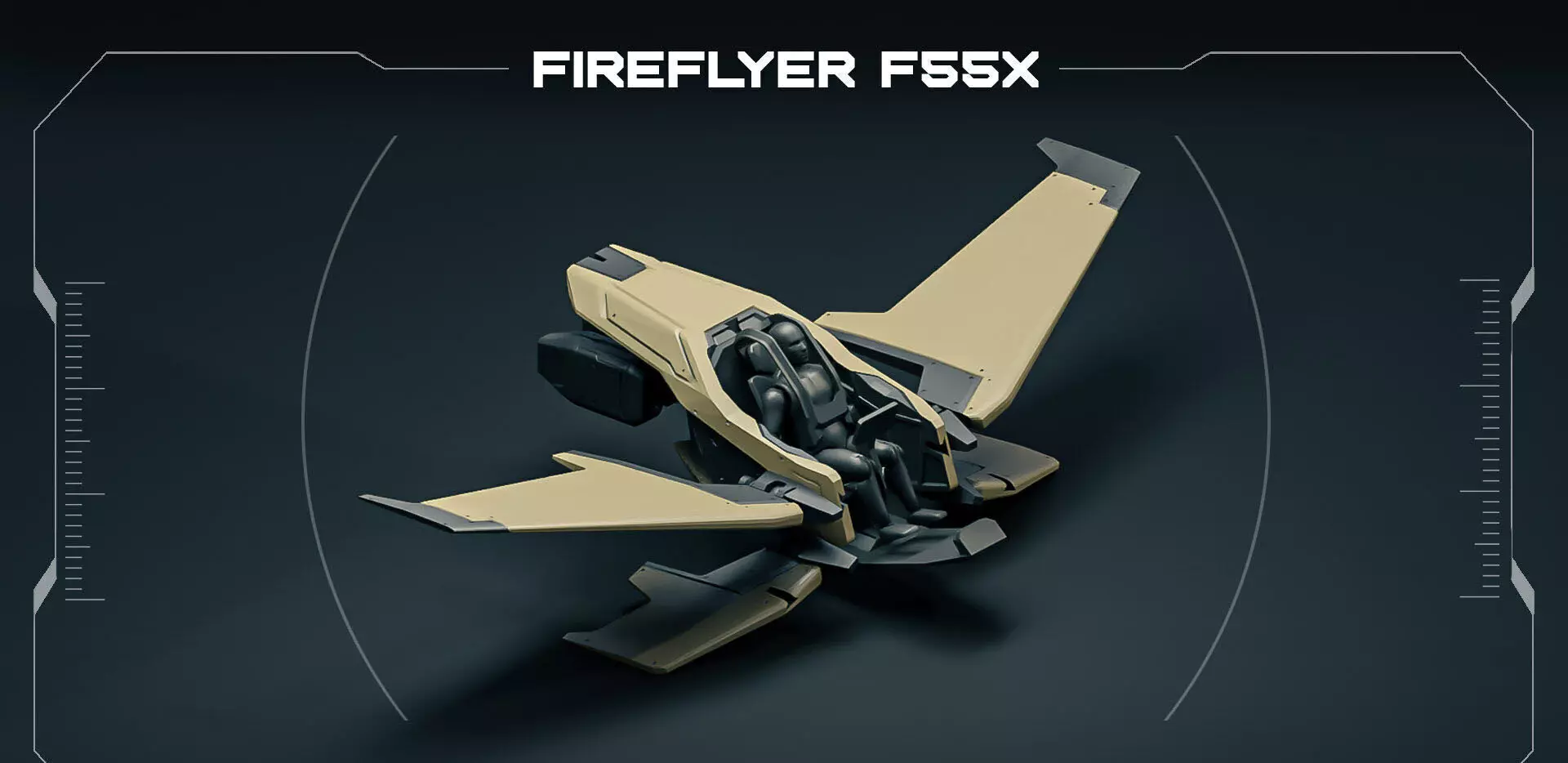 FIREFLYER aircraft 3D print model_1