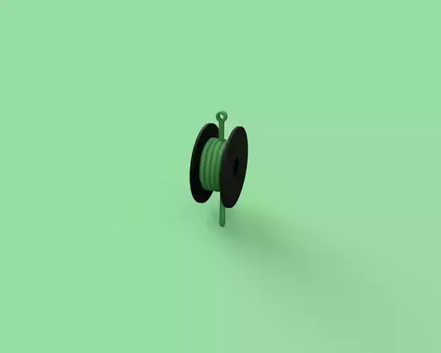 3D-Printed Filament Spool Christmas Tree Ornament 3D print model