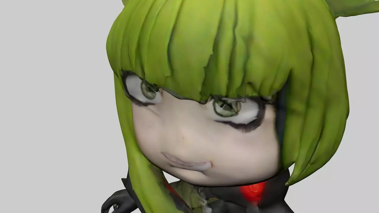 Tiny dead master 3D model