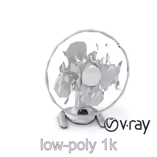 Advanced Electric Fan model pack with modern design and digit... Low-poly 3D model