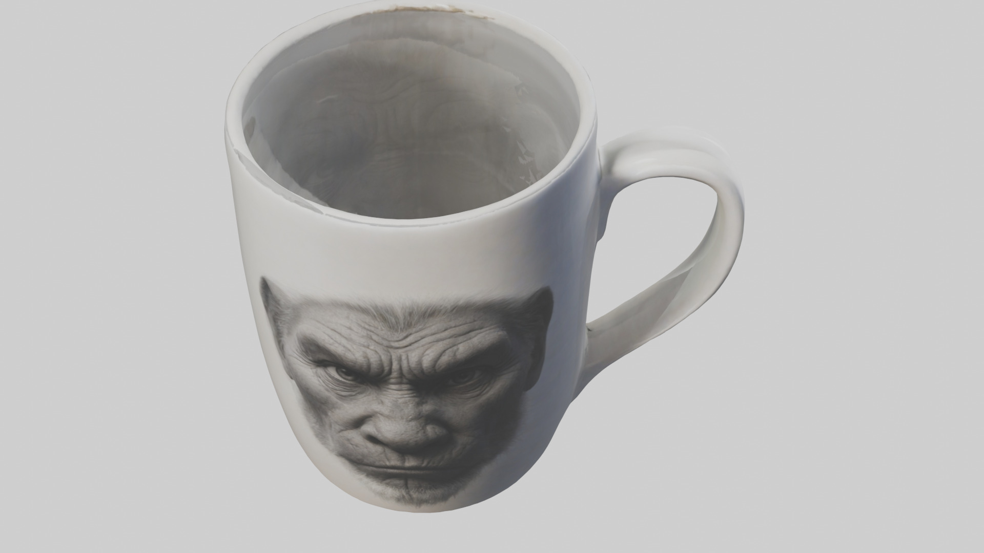 Mug model Low-poly 3D model_16
