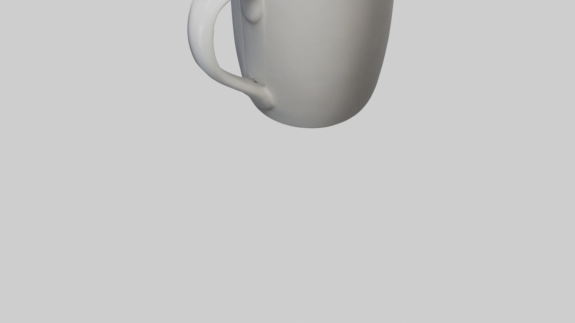 Mug model Low-poly 3D model_3