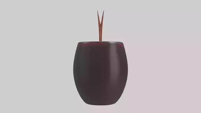 Mulled wine model Low-poly 3D model