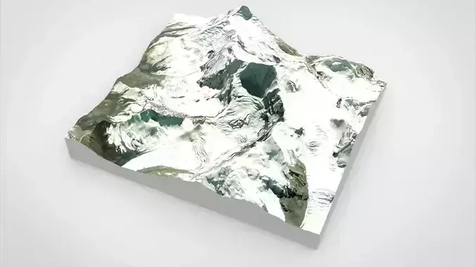 Mountain landscape Purpung Himal Nepal