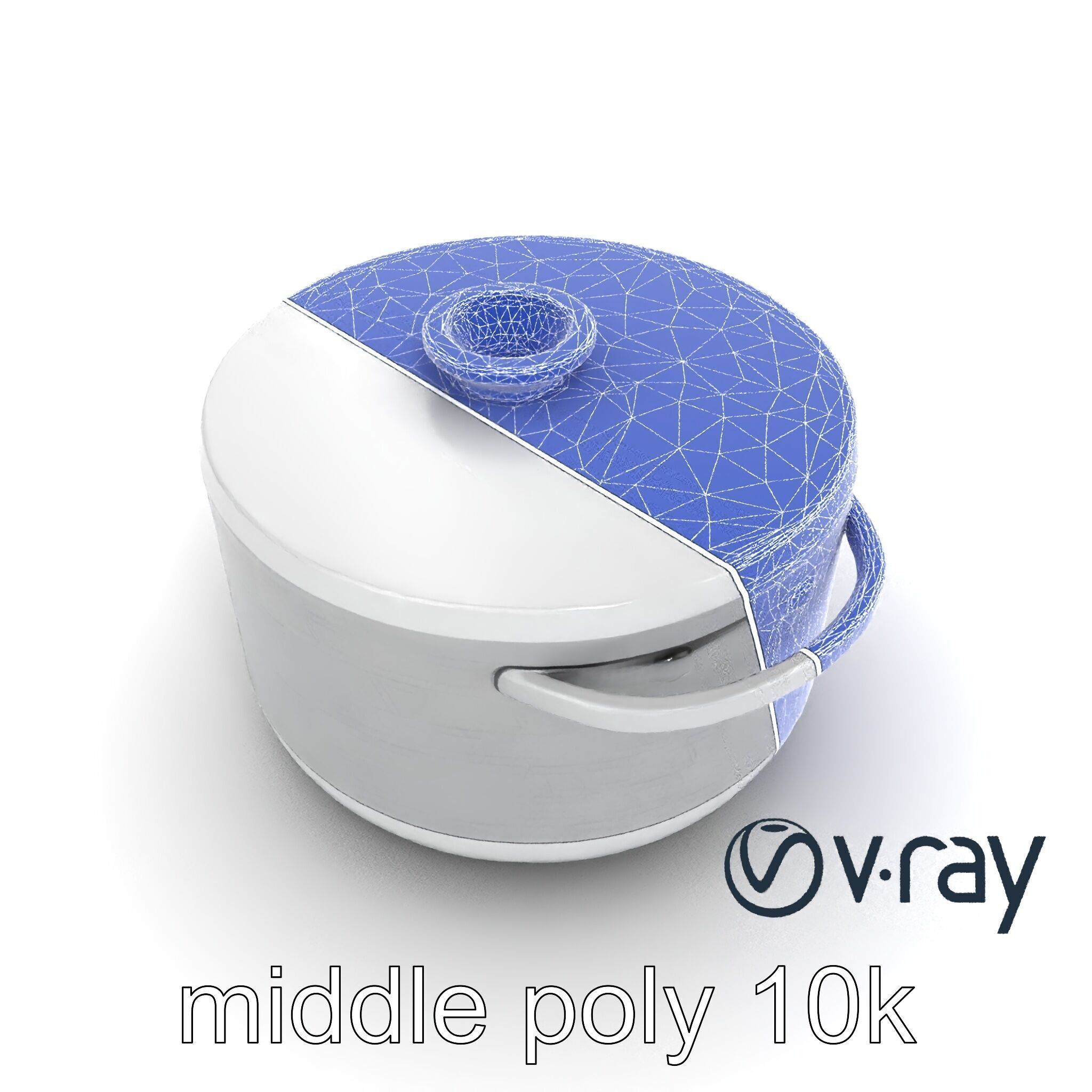 Smart Rice Cooker Advanced Technology model pack Low-poly 3D model_19