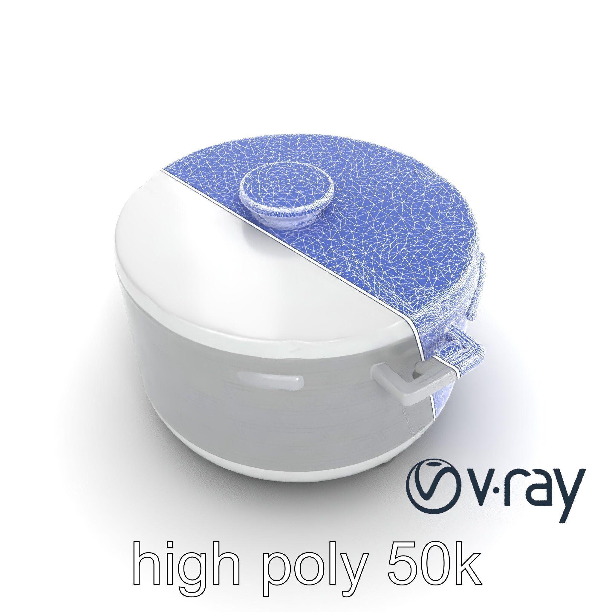 Smart Rice Cooker Advanced Technology model pack Low-poly 3D model_31