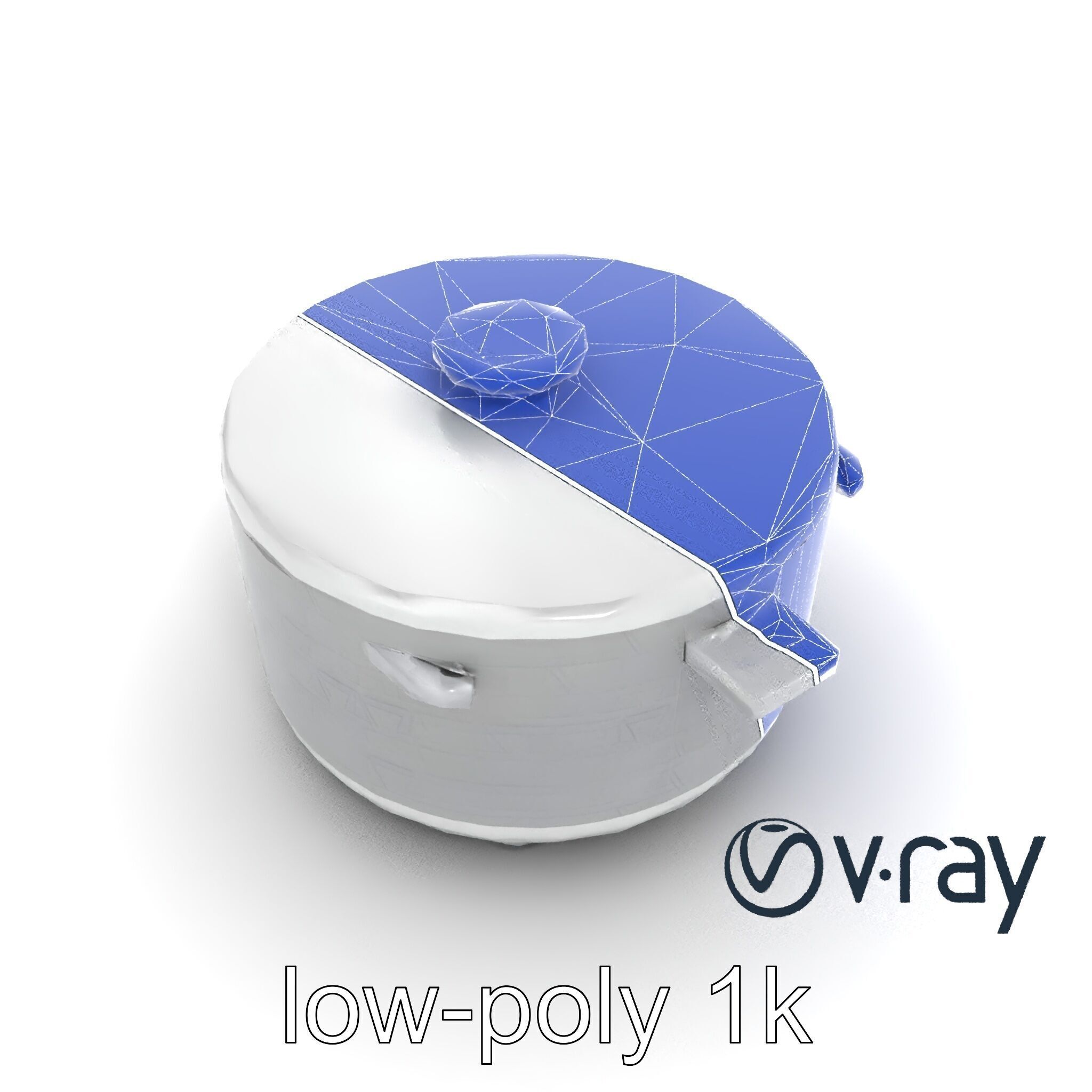 Smart Rice Cooker Advanced Technology model pack Low-poly 3D model_23