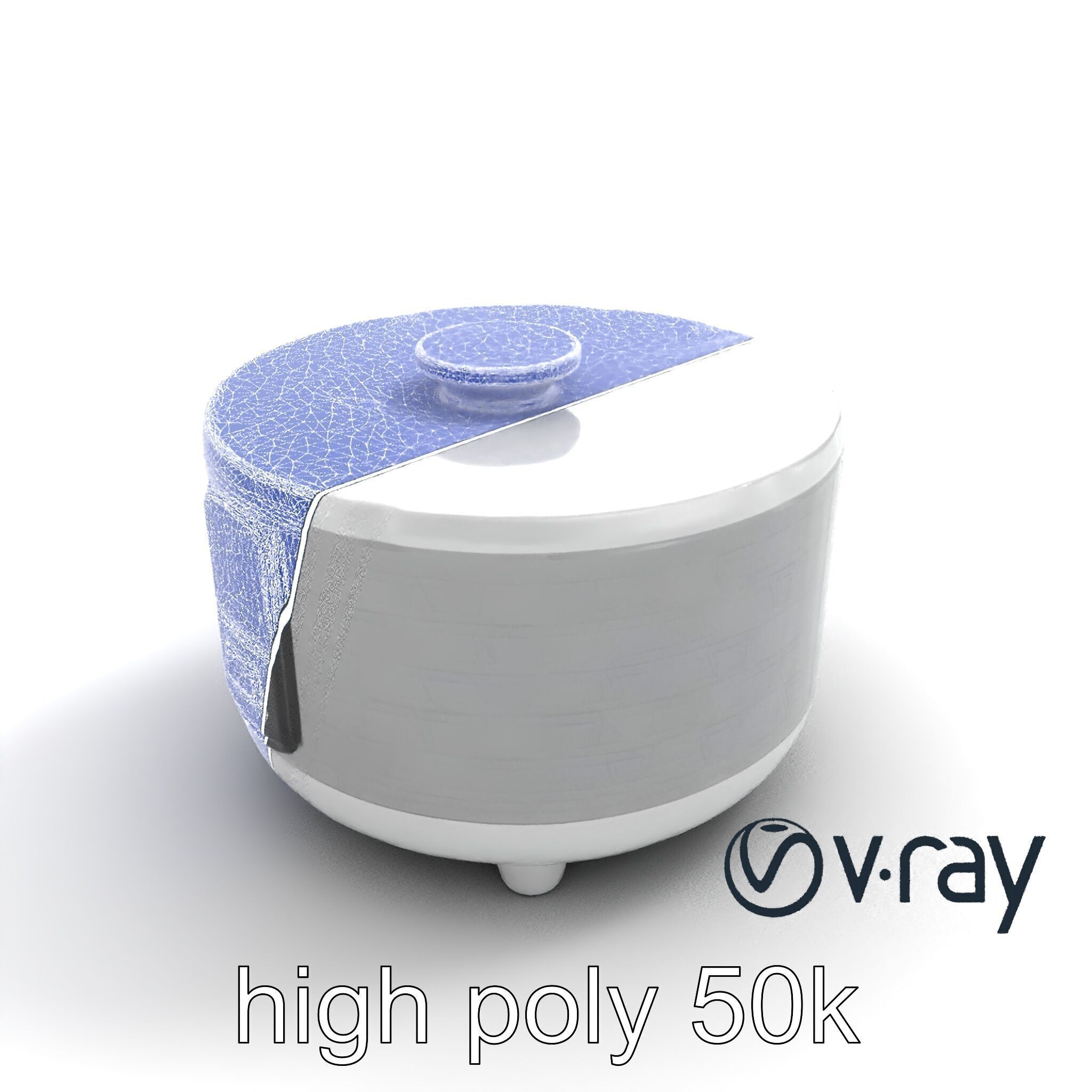 Smart Rice Cooker Advanced Technology model pack Low-poly 3D model_25