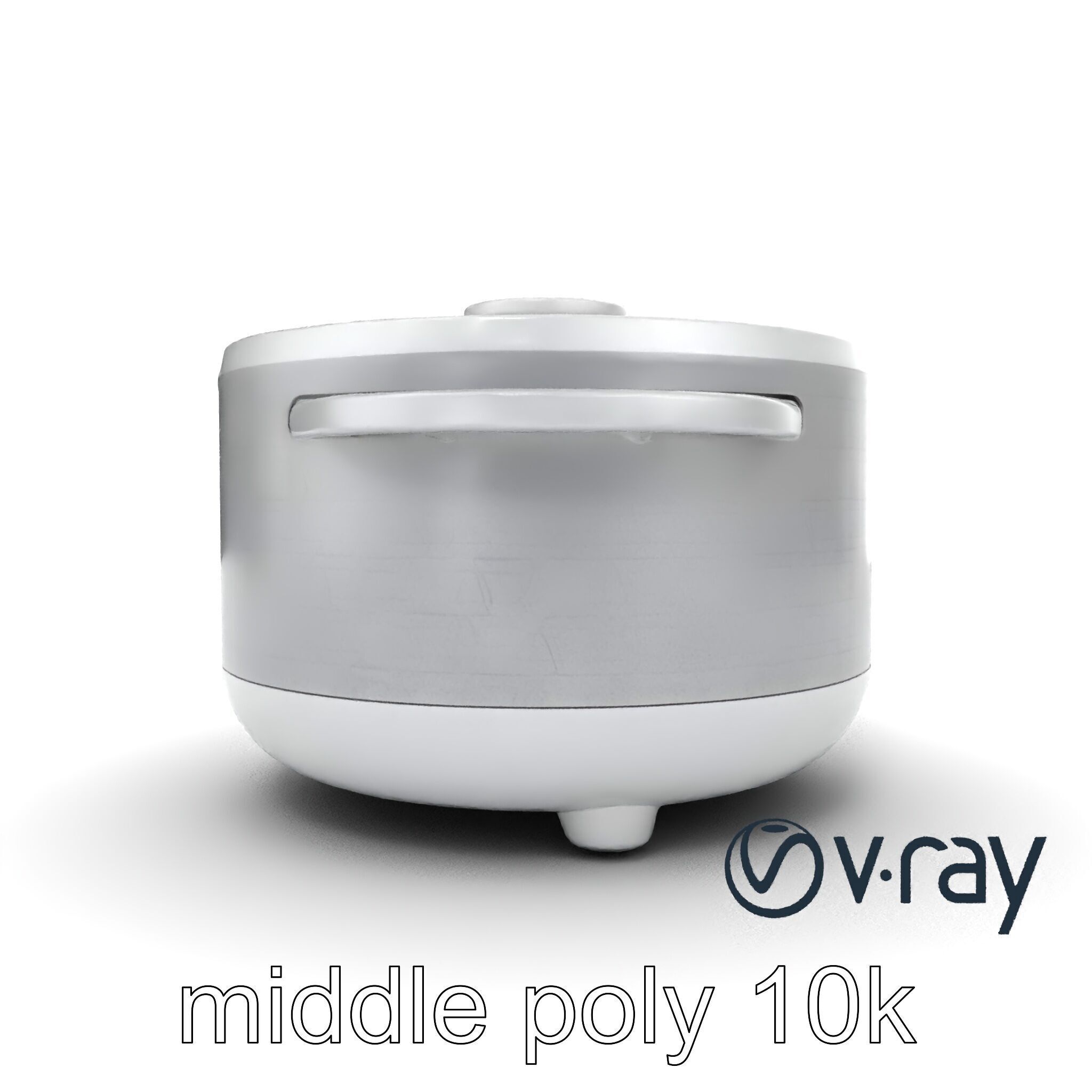 Smart Rice Cooker Advanced Technology model pack Low-poly 3D model_17