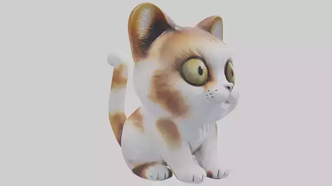 unchkin Cat statue model