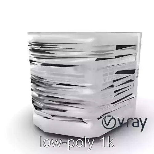 Modern Air Purifier Streamlined Design model pack Low-poly 3D model