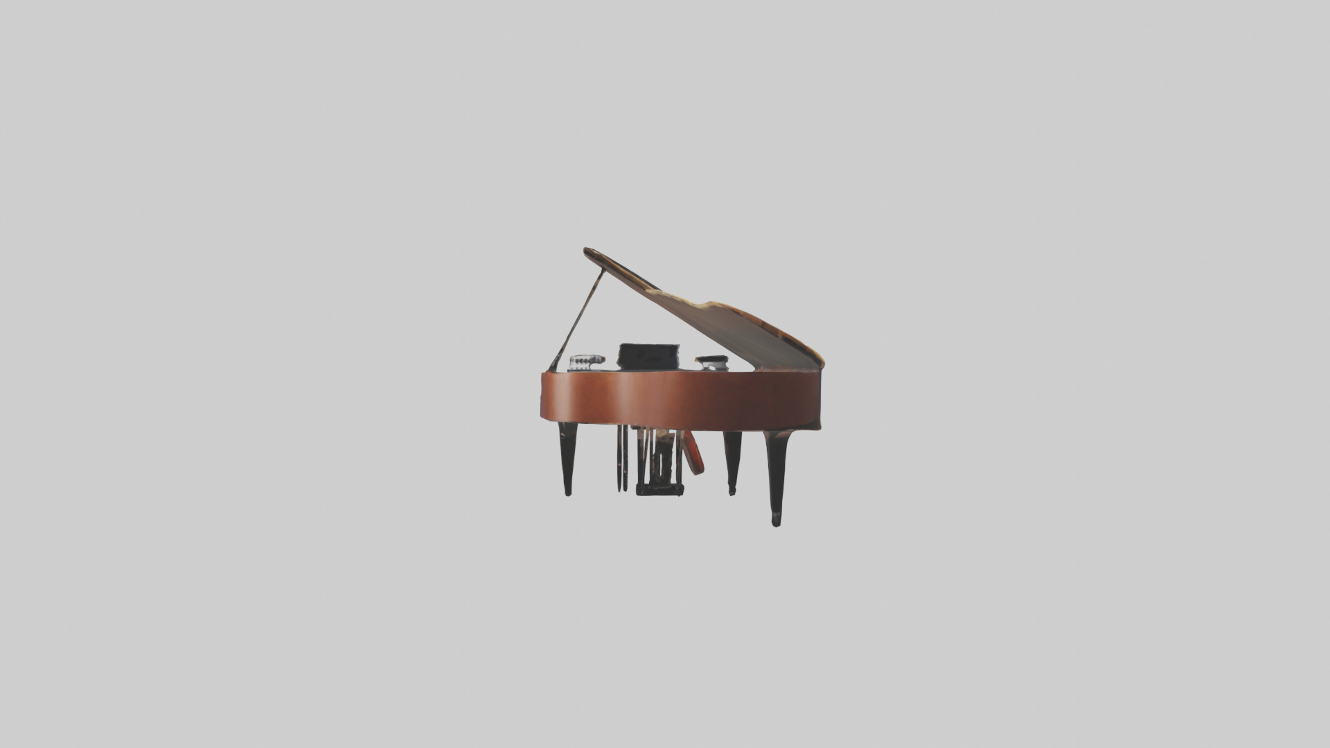 Music Practice Room Low-poly 3D model_9
