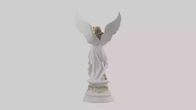 Musical Angel statue model