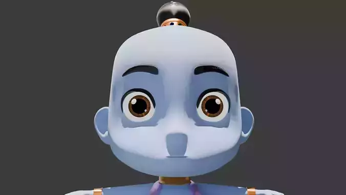 BABY GENIE 3D MODEL 