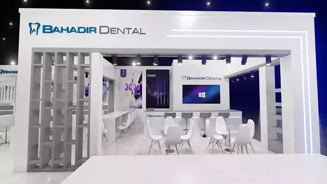 14x8 Exhibition Stand Design  3D model