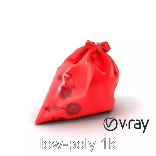 Classic Santa Sack Velvet Texture model pack