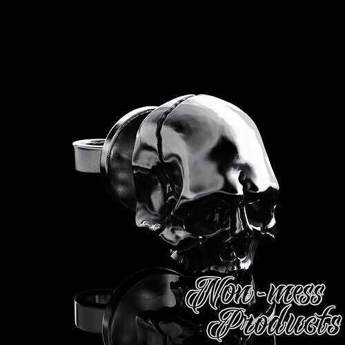 Mini Skull Earring 3D print model