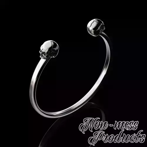 Mini Skull Cuff Bangle