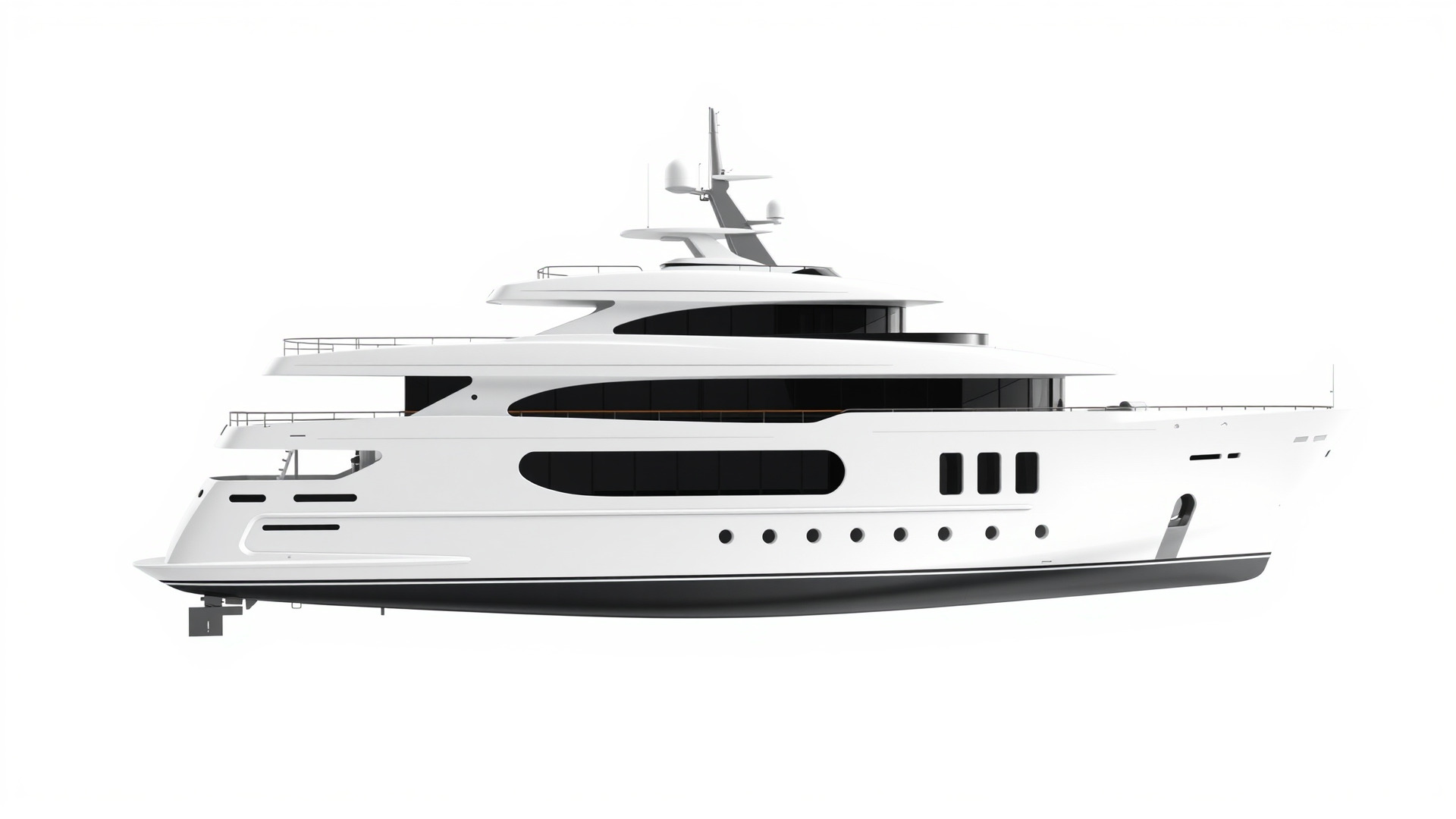 Expedition-Class Superyacht Polar-Resistant Model Pack Low-poly 3D model_4
