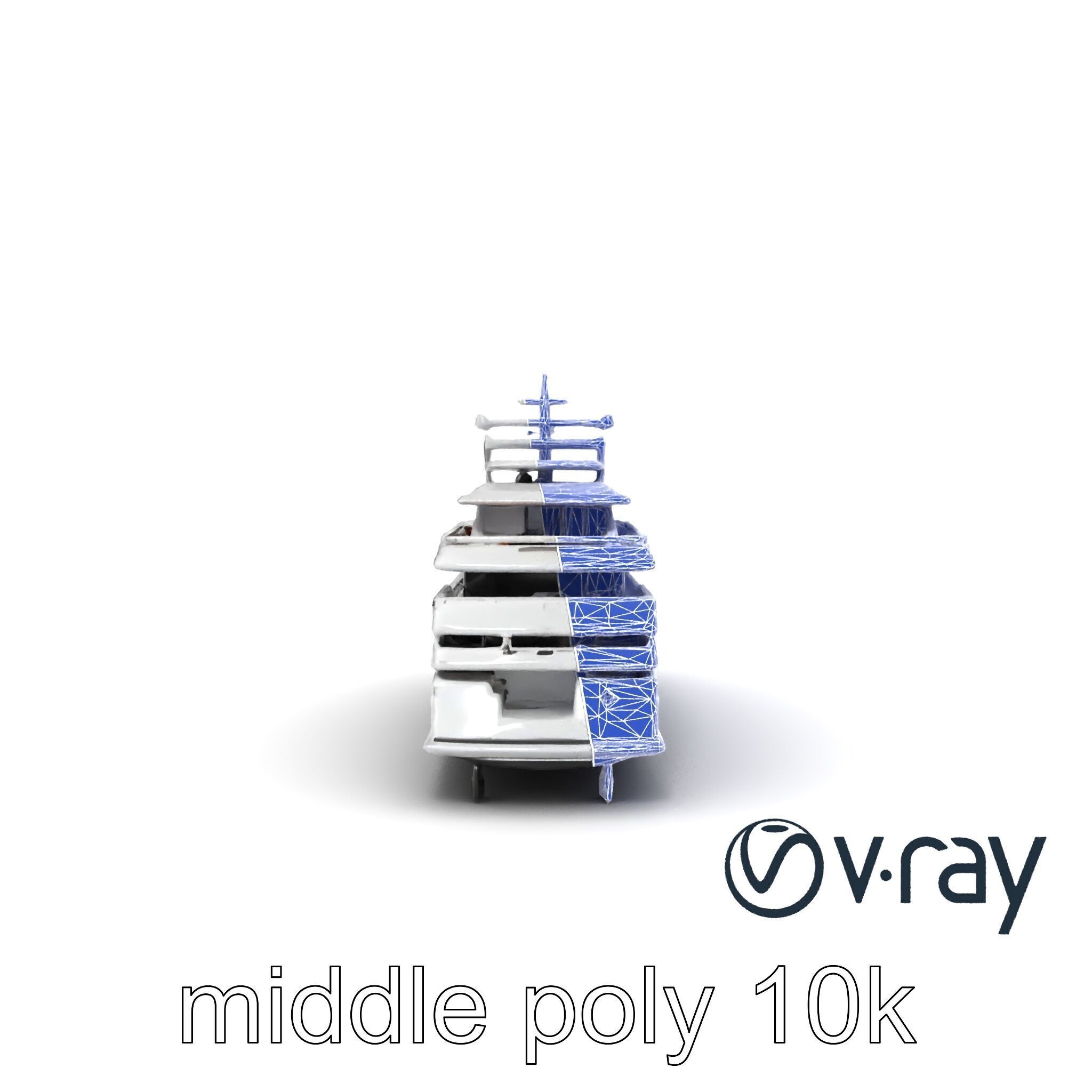 Expedition-Class Superyacht Polar-Resistant Model Pack Low-poly 3D model_20