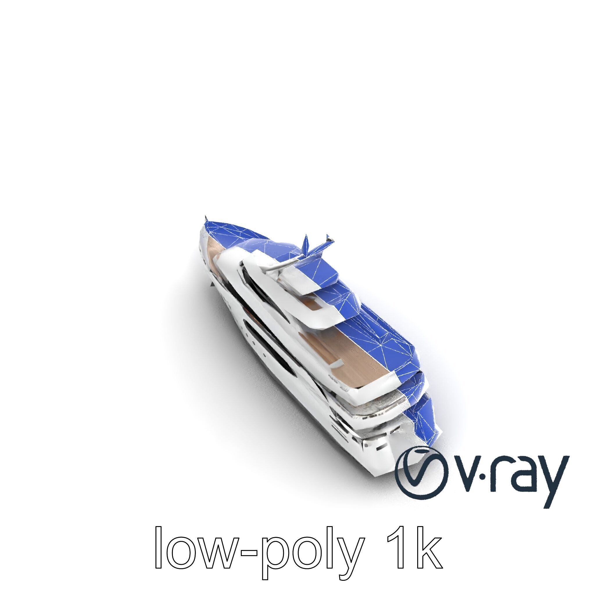 Expedition-Class Superyacht Polar-Resistant Model Pack Low-poly 3D model_21
