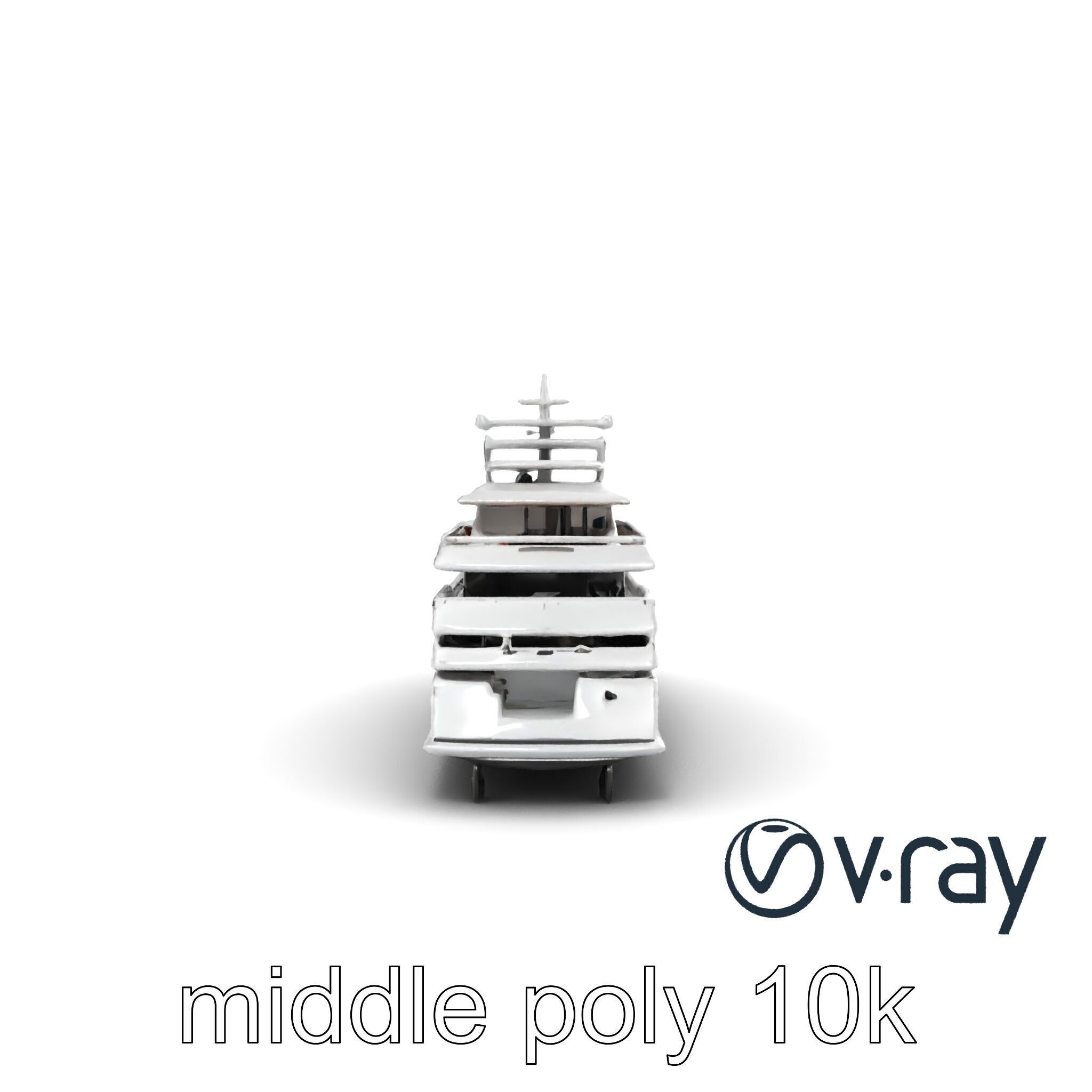 Expedition-Class Superyacht Polar-Resistant Model Pack Low-poly 3D model_27