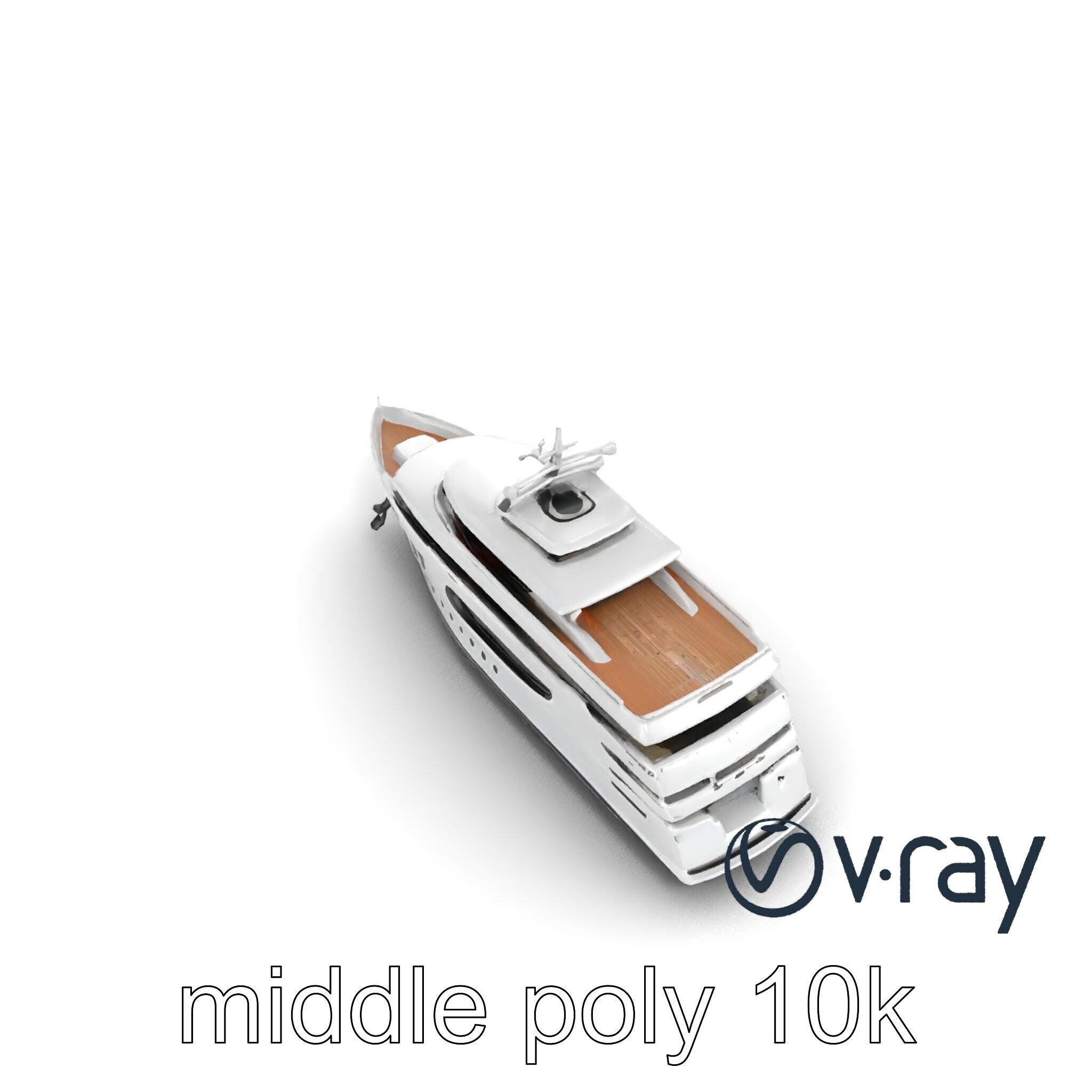 Expedition-Class Superyacht Polar-Resistant Model Pack Low-poly 3D model_17