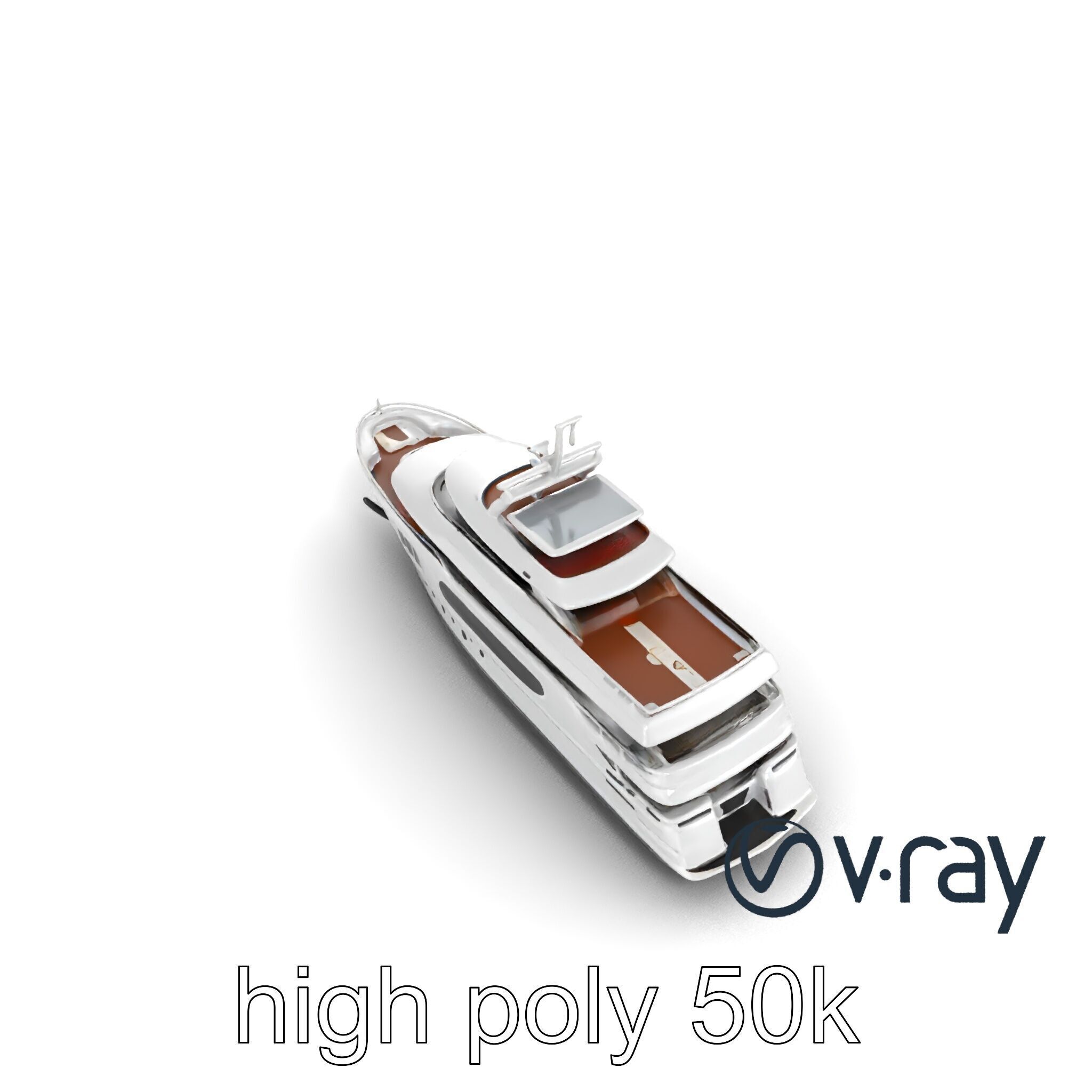Expedition-Class Superyacht Polar-Resistant Model Pack Low-poly 3D model_11