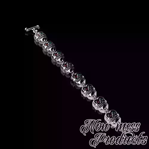 Ugly Skull Chain Bracelet