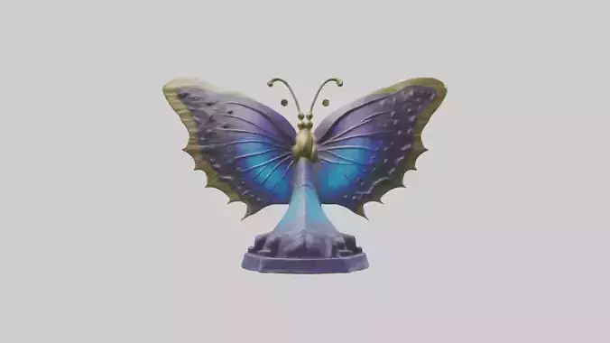 ystic Butterfly statue model