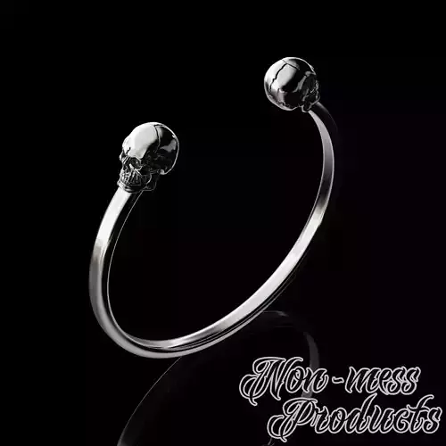 Skull Cuff Bangle