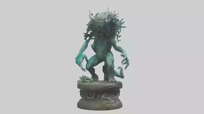 Mystic Forest creature statue model