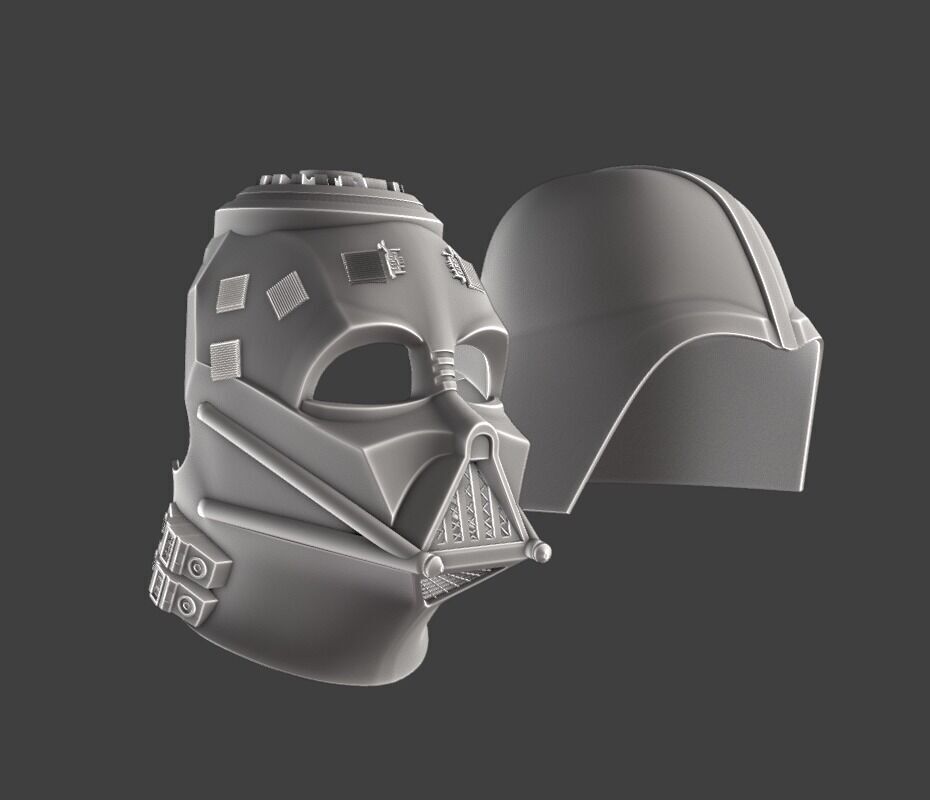 Darth Vader inspired cosplay STL files 3D print model_2