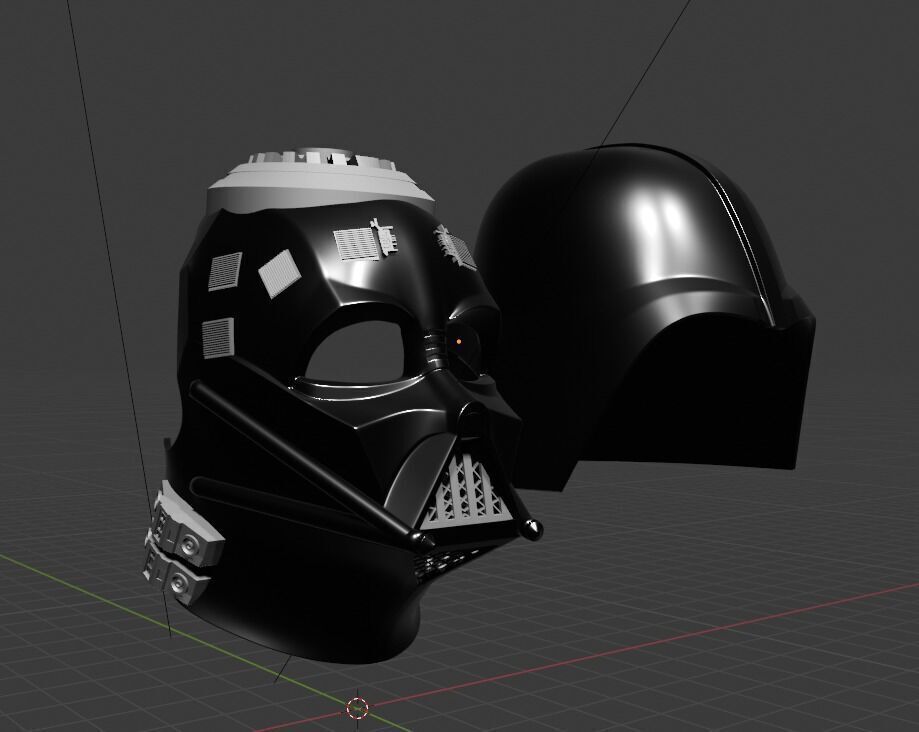 Darth Vader inspired cosplay STL files 3D print model_3
