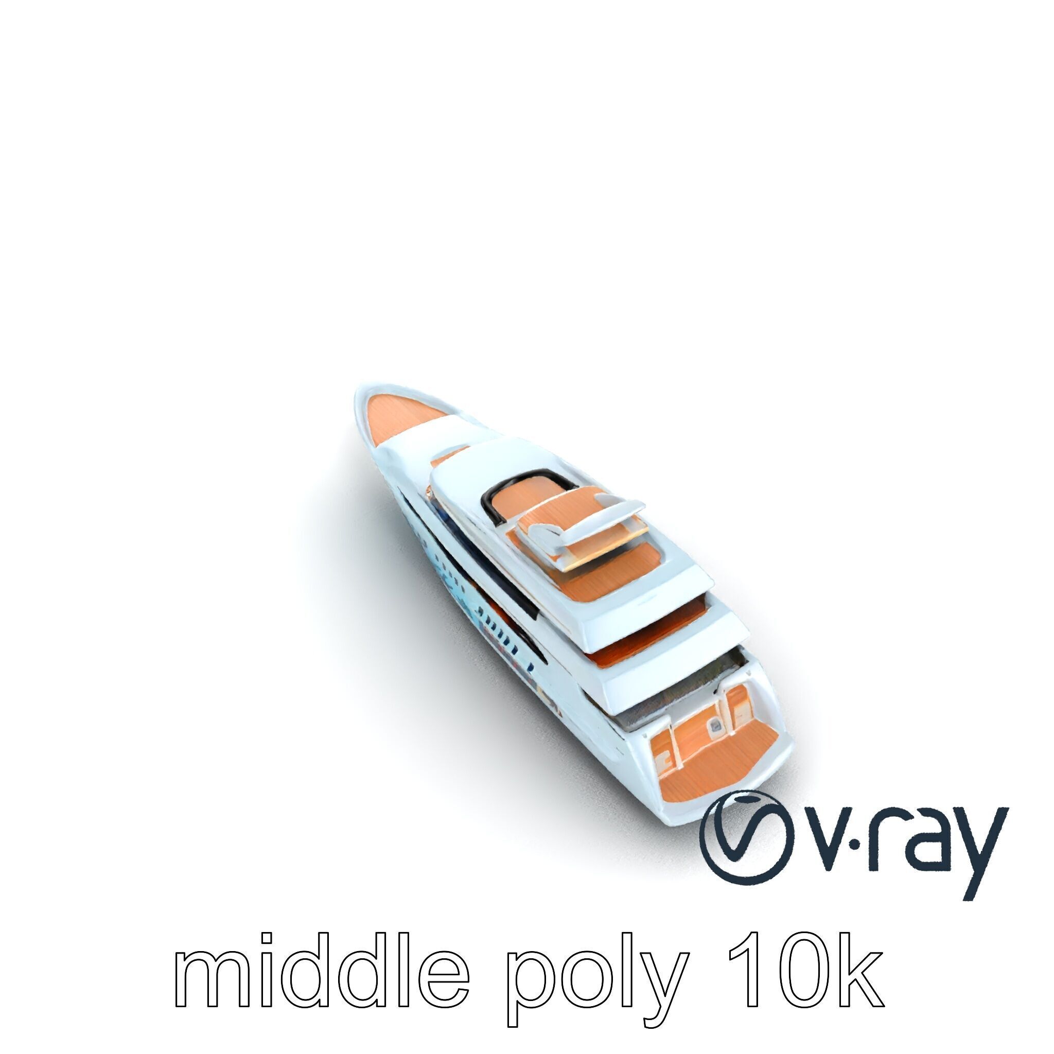 Underwater Glass-Hull Superyacht 3D model pack Low-poly 3D model_9