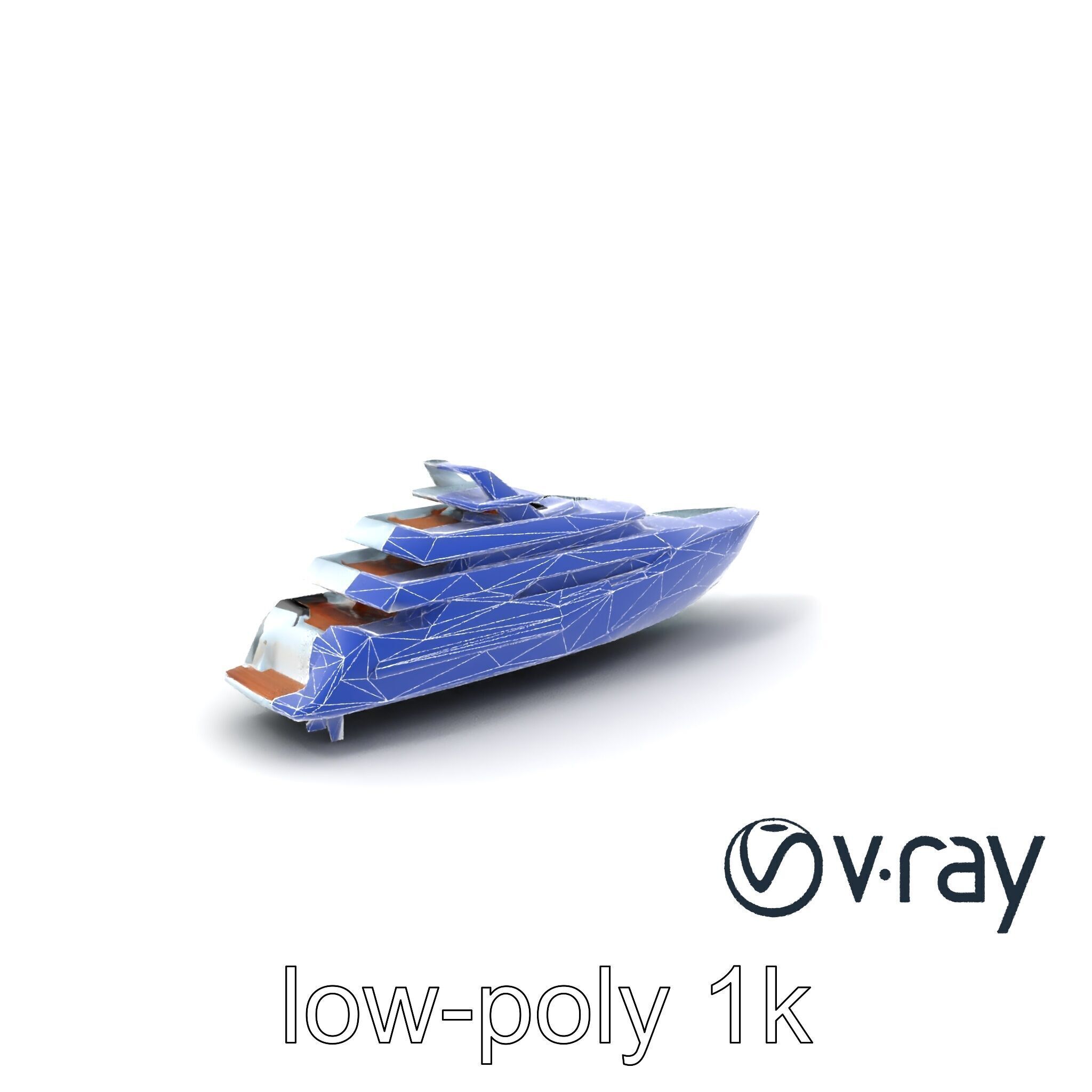 Underwater Glass-Hull Superyacht 3D model pack Low-poly 3D model_7