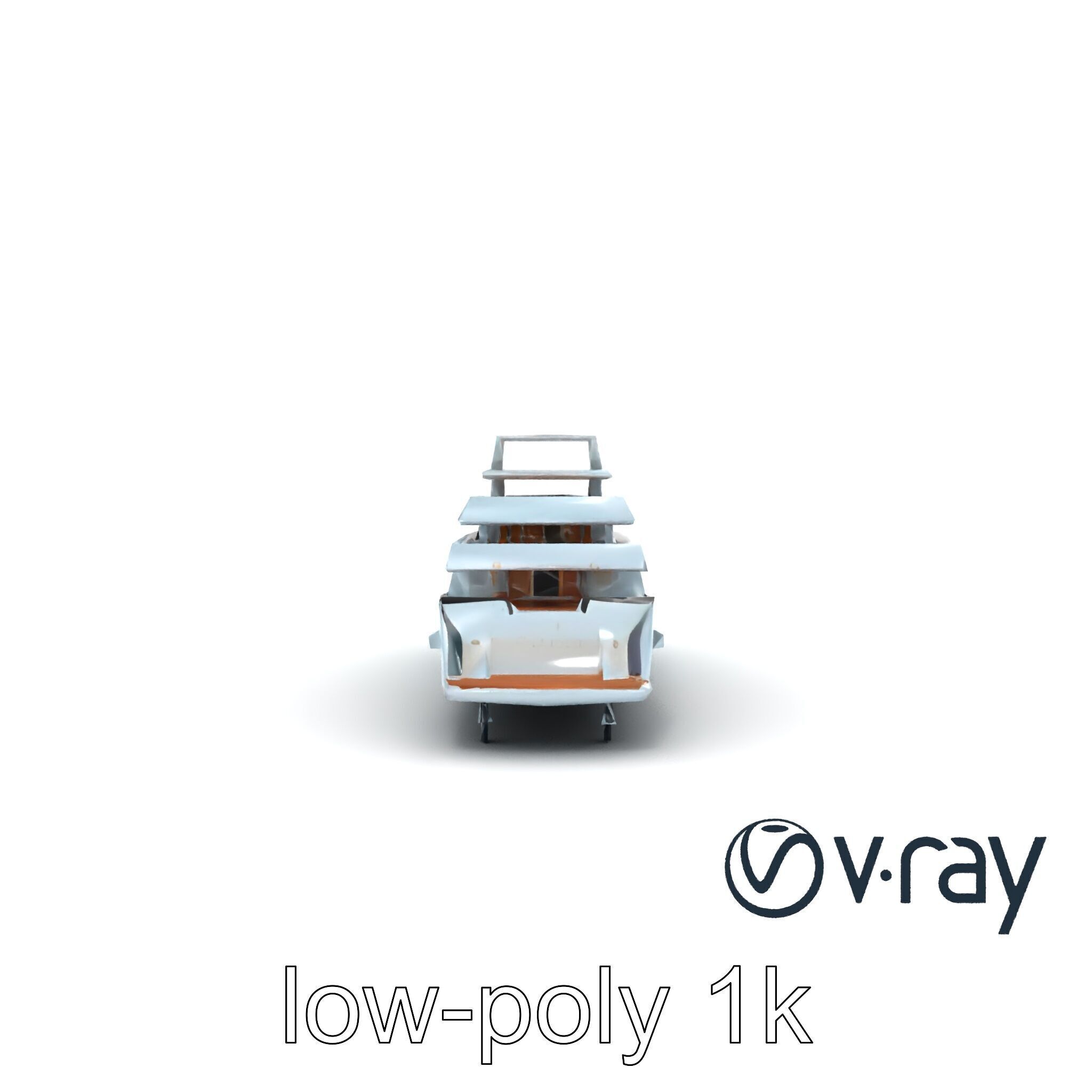 Underwater Glass-Hull Superyacht 3D model pack Low-poly 3D model_22