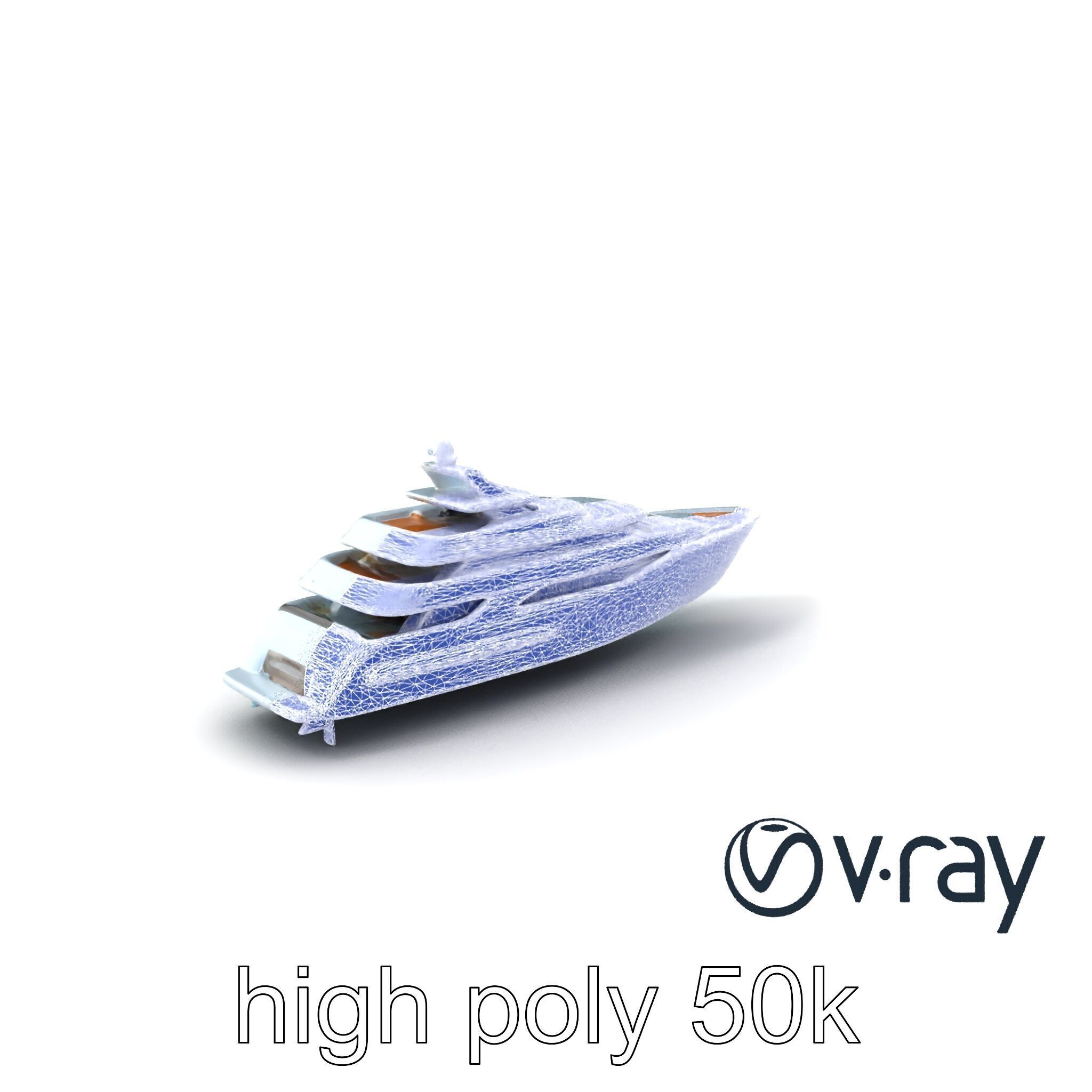 Underwater Glass-Hull Superyacht 3D model pack Low-poly 3D model_23