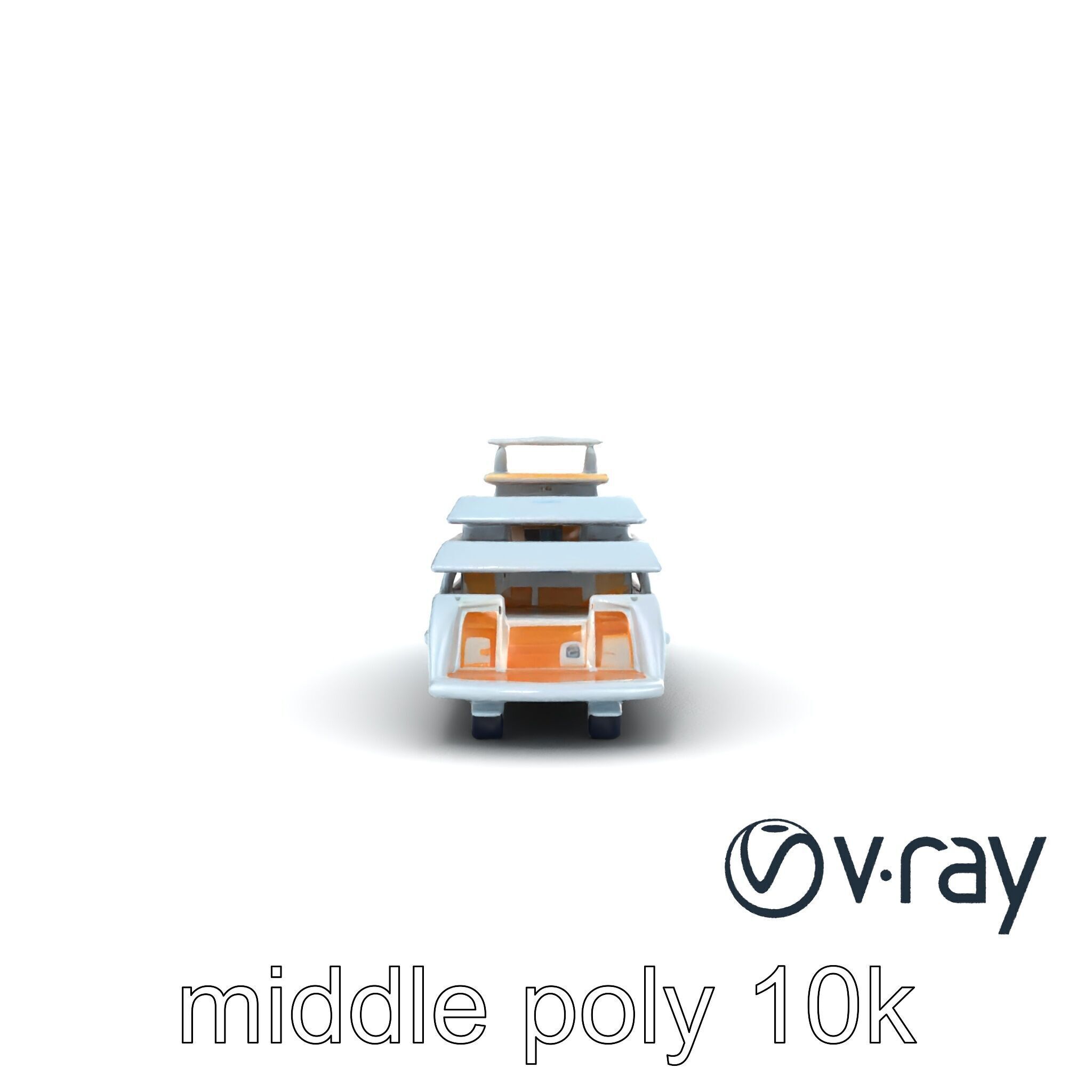 Underwater Glass-Hull Superyacht 3D model pack Low-poly 3D model_14