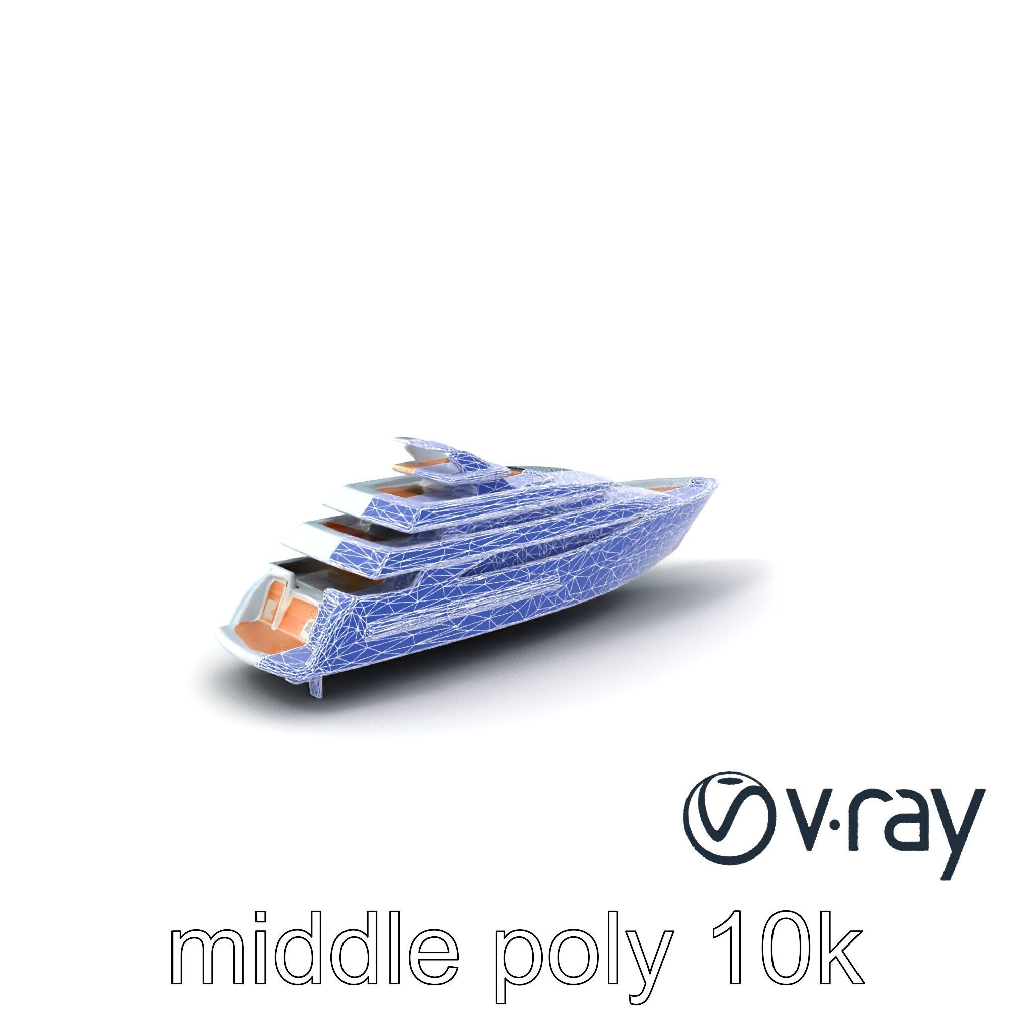 Underwater Glass-Hull Superyacht 3D model pack Low-poly 3D model_30